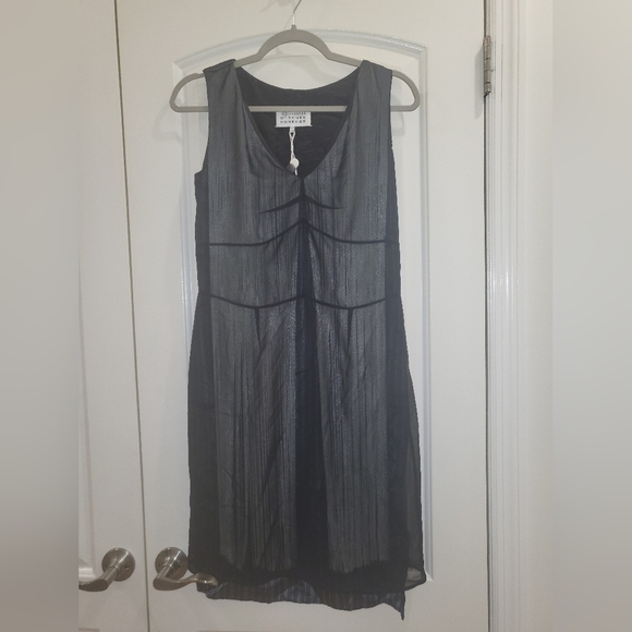 16. NWT MAISON MARGIELA FRINGE DETAIL SHEATH DRESS SIZE IT 40 / US 4 - Picture 7 of 12